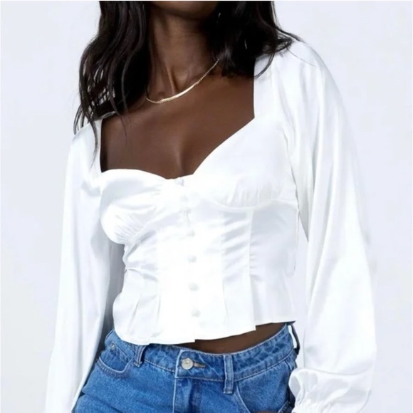 Princess Polly Tops - Princess Polly “Briella Long Sleeve Top”